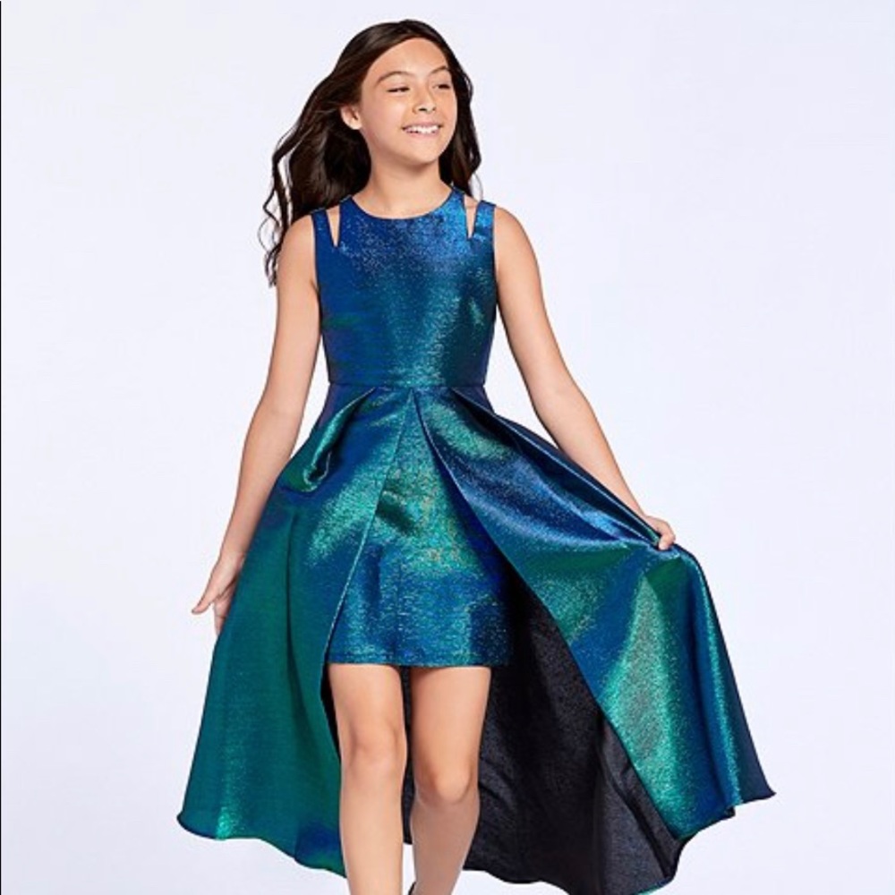 Iridescent size 12 tween diva dress